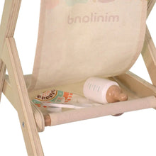 Load image into Gallery viewer, MINILAND DOLL - Wooden Doll Stroller