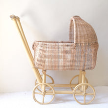 Load image into Gallery viewer, CLEARANCE SALE  - Rattan Doll Stroller