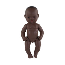 Load image into Gallery viewer, MINILAND DOLL - AFRICAN BOY AND GIRL 32 CM