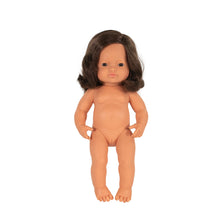 Load image into Gallery viewer, MINILAND DOLL - BROWN HAIR BOY AND GIRL 38 CM