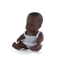 Load image into Gallery viewer, MINILAND DOLL - AFRICAN BOY AND GIRL 21 CM
