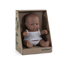 Load image into Gallery viewer, MINILAND DOLL - HISPANIC BOY AND GIRL 21 CM