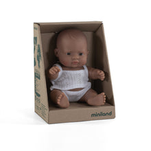 Load image into Gallery viewer, MINILAND DOLL - HISPANIC BOY AND GIRL 21 CM