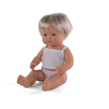 Load image into Gallery viewer, MINILAND DOLL - CAUCASIAN BOY AND GIRL 38 CM