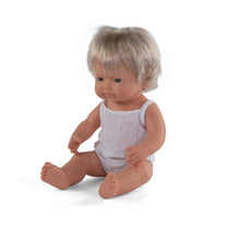 Load image into Gallery viewer, MINILAND DOLL - CAUCASIAN BOY AND GIRL 38 CM