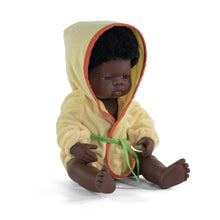 Load image into Gallery viewer, MINILAND DOLL - AFRICAN BOY AND GIRL 38 CM