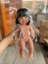 Load image into Gallery viewer, MINILAND DOLL - ASIAN GIRL WITH GLASSES 38 CM