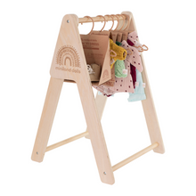 Load image into Gallery viewer, MINILAND DOLLS - Wooden Clothes Rack
