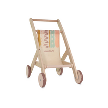 Load image into Gallery viewer, MINILAND DOLL - Wooden Doll Stroller
