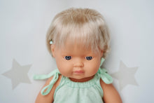 Load image into Gallery viewer, MINILAND DOLL - CAUCASIAN GIRL WITH HEARING AID 38 CM
