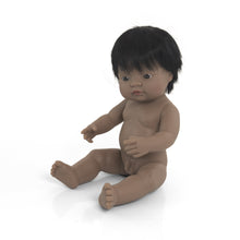 Load image into Gallery viewer, MINILAND DOLL - HISPANIC BOY AND GIRL  38 CM
