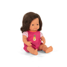 Load image into Gallery viewer, MINILAND DOLL - BROWN HAIR BOY AND GIRL 38 CM
