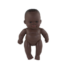 Load image into Gallery viewer, MINILAND DOLL - AFRICAN BOY AND GIRL 21 CM
