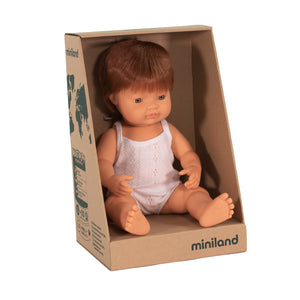 MINILAND DOLL - REDHEAD BOY AND GIRL 38 CM