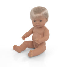 Load image into Gallery viewer, MINILAND DOLL - CAUCASIAN BOY AND GIRL 38 CM
