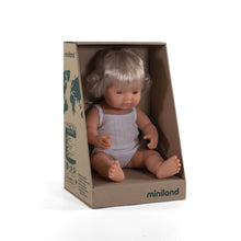 Load image into Gallery viewer, MINILAND DOLL - CAUCASIAN BOY AND GIRL 38 CM
