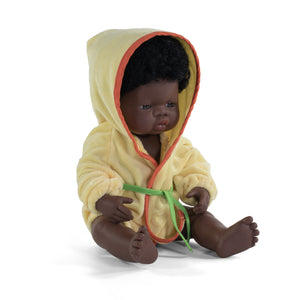 MINILAND DOLL - AFRICAN BOY AND GIRL 38 CM