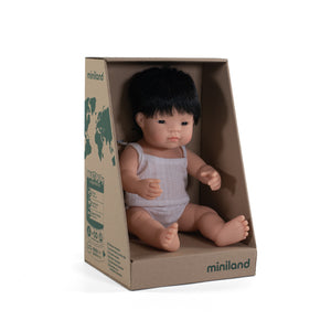 MINILAND DOLL - ASIAN BOY AND GIRL 38 CM