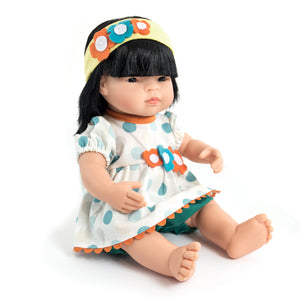 MINILAND DOLL - ASIAN BOY AND GIRL 38 CM