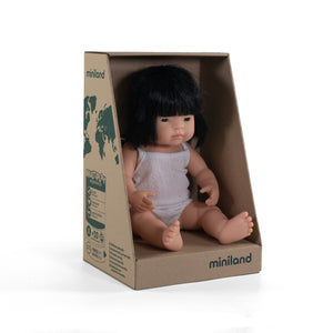 MINILAND DOLL - ASIAN BOY AND GIRL 38 CM