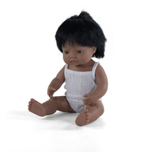 Load image into Gallery viewer, MINILAND DOLL - HISPANIC BOY AND GIRL  38 CM
