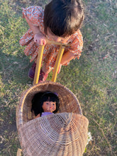 Load image into Gallery viewer, Rattan Doll Stroller
