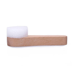 Wooden Brush with Sponge